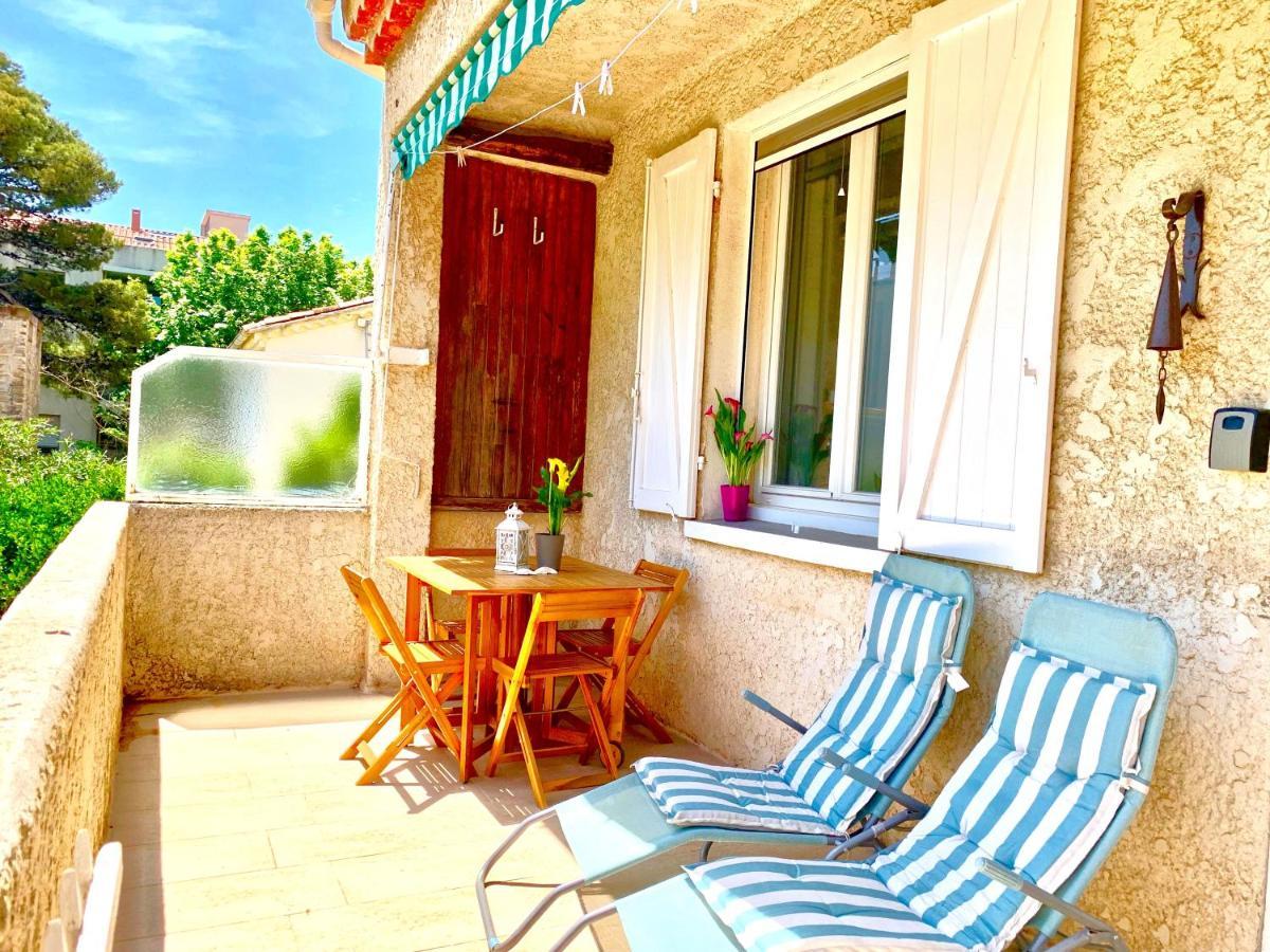 Blue Summer Vibes Apartment For 4P, Ac, Balcony, Parking, Beach At 50M, Spa Access -4 La Ciotat Kültér fotó
