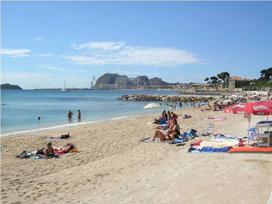 Blue Summer Vibes Apartment For 4P, Ac, Balcony, Parking, Beach At 50M, Spa Access -4 La Ciotat Kültér fotó